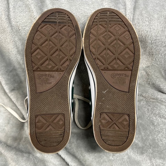 Converse Chuck Taylor All Star High Top Sneakers Forest Green Black M/8.5 W/10.5 - Picture 8 of 10